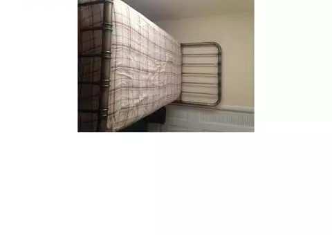 Metal Bed (twin) w/ mattresses